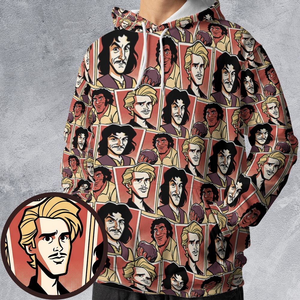 All-over Print Hoodie - 13TS6GKR -  - 1