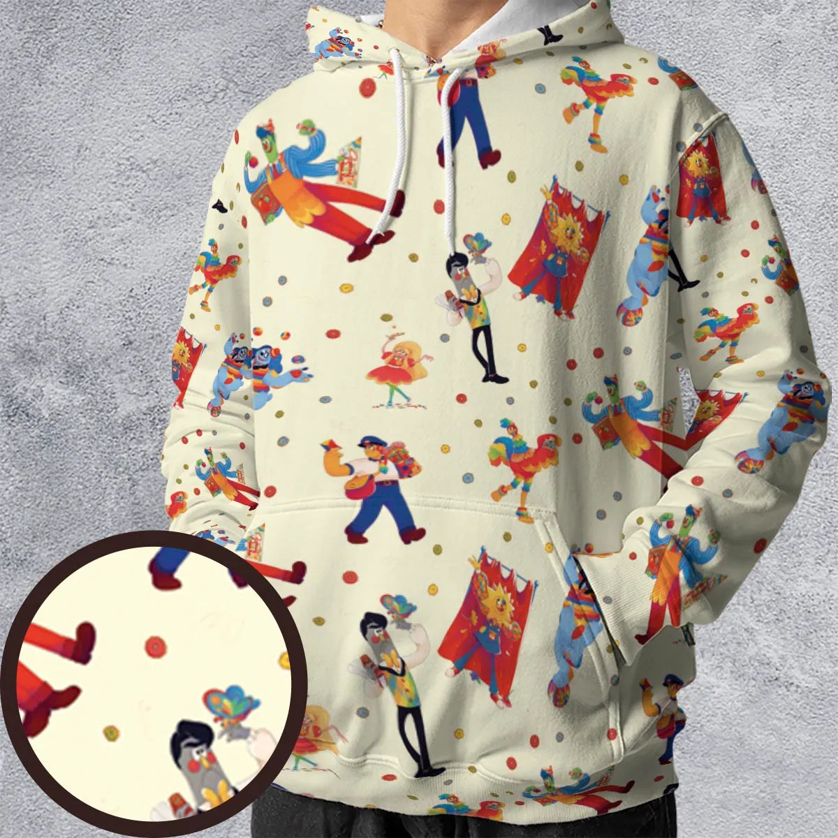All-over Print Hoodie - VEBZFEJQ