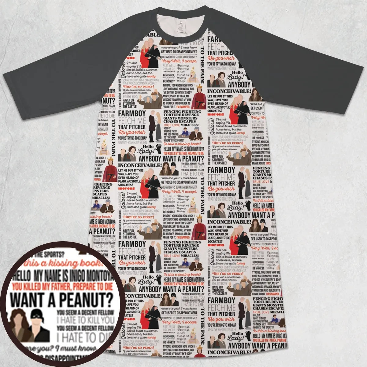3/4 Sleeve Raglan Dress - UTDVVEW9