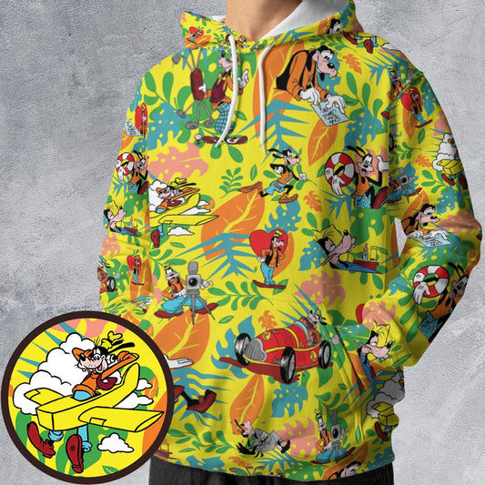 All-over Print Hoodie - 24XAB3EY -  - 1