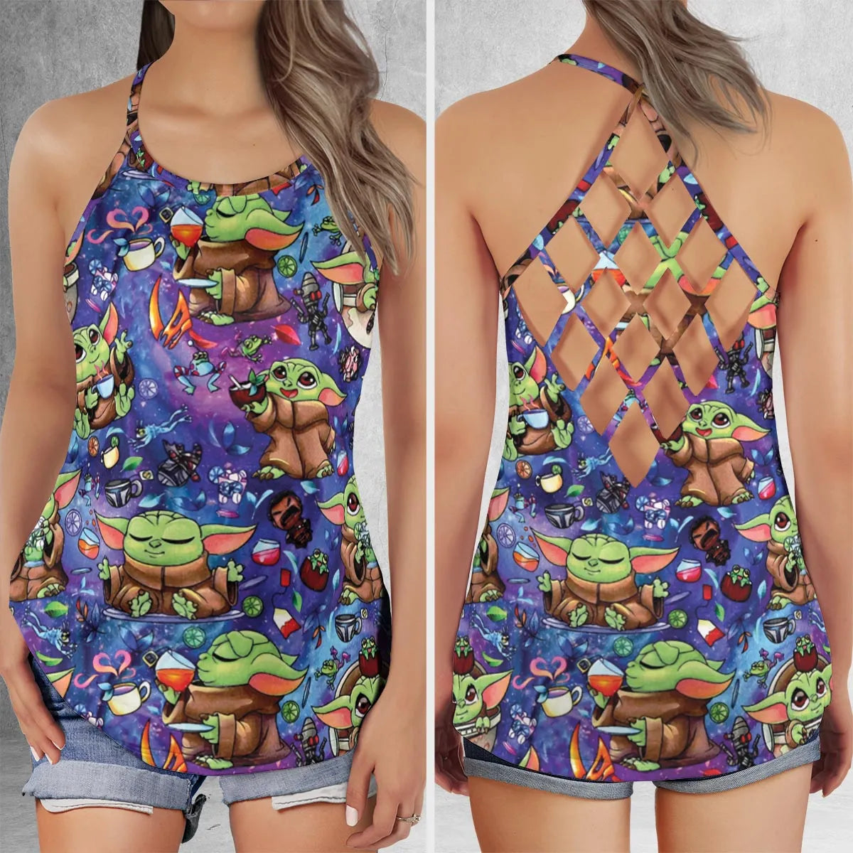 Criss Cross Tank Top - RJ4QKEXN