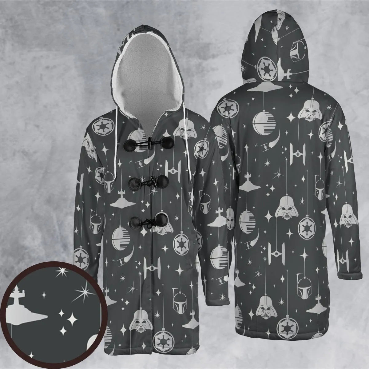 Hooded Cloak Coat - 7R17CW98