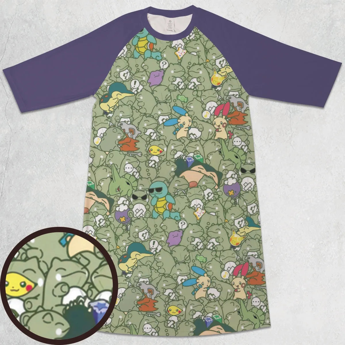 3/4 Sleeve Raglan Dress - R4SB6XBV