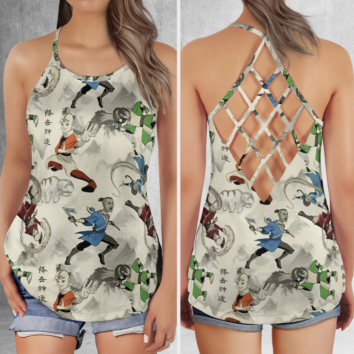 Criss Cross Tank Top - JXU2CUAB