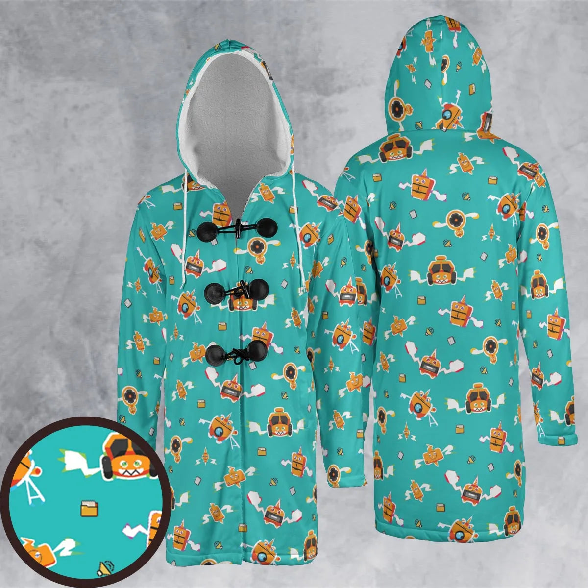 Hooded Cloak Coat - 83CYSK3Z