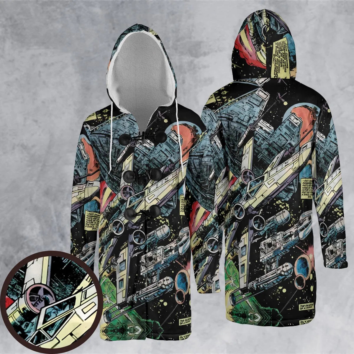 Hooded Cloak Coat - 8EXPC94P