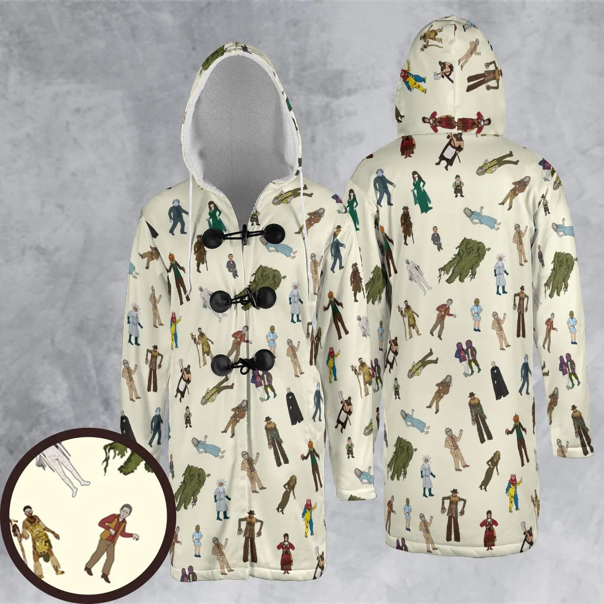 Hooded Cloak Coat - 4ZVT1621