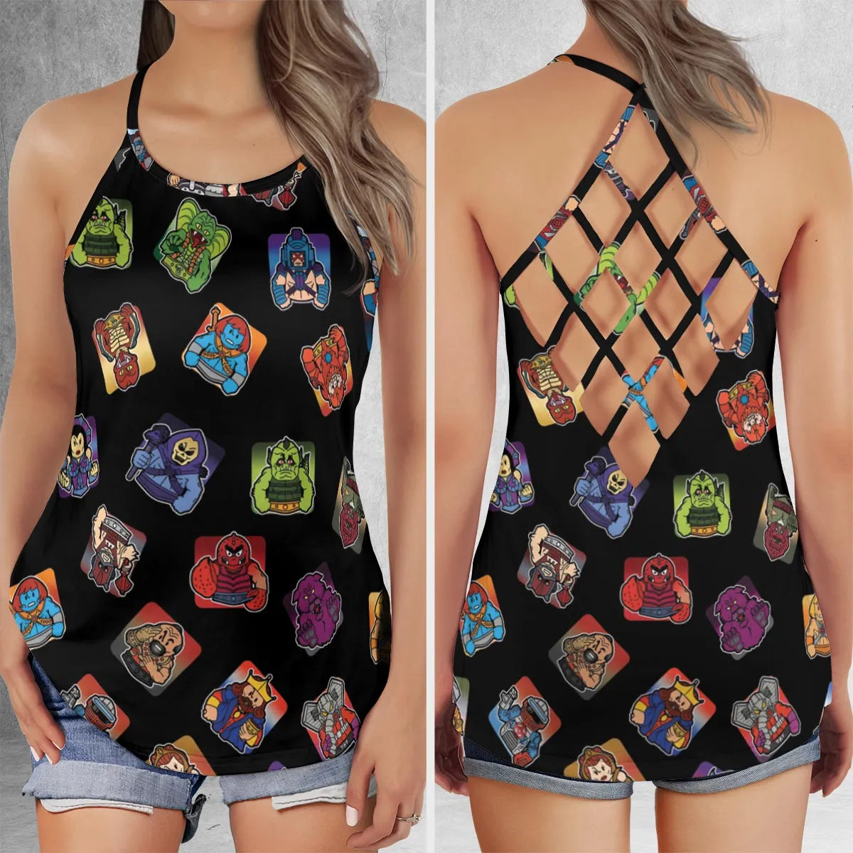 Criss Cross Tank Top - 6D2BSFG7
