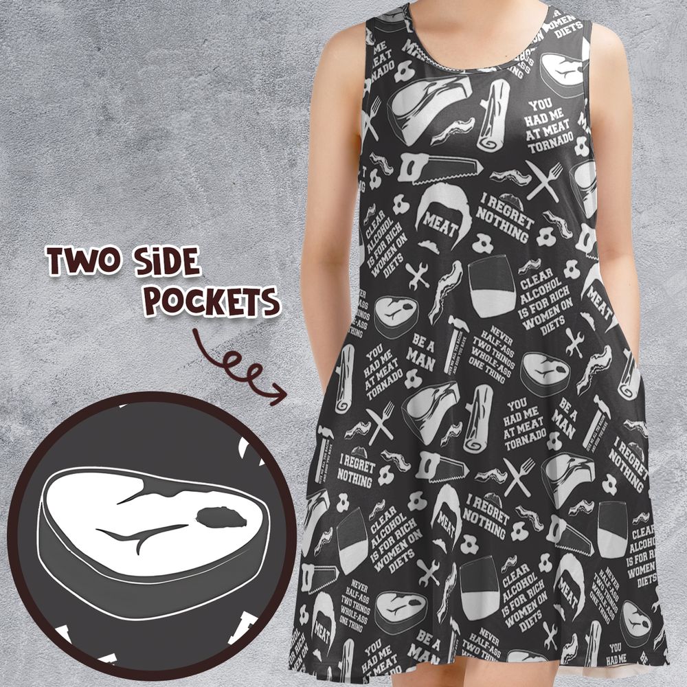 Sleeveless Dress - N712T6LF -  - 1