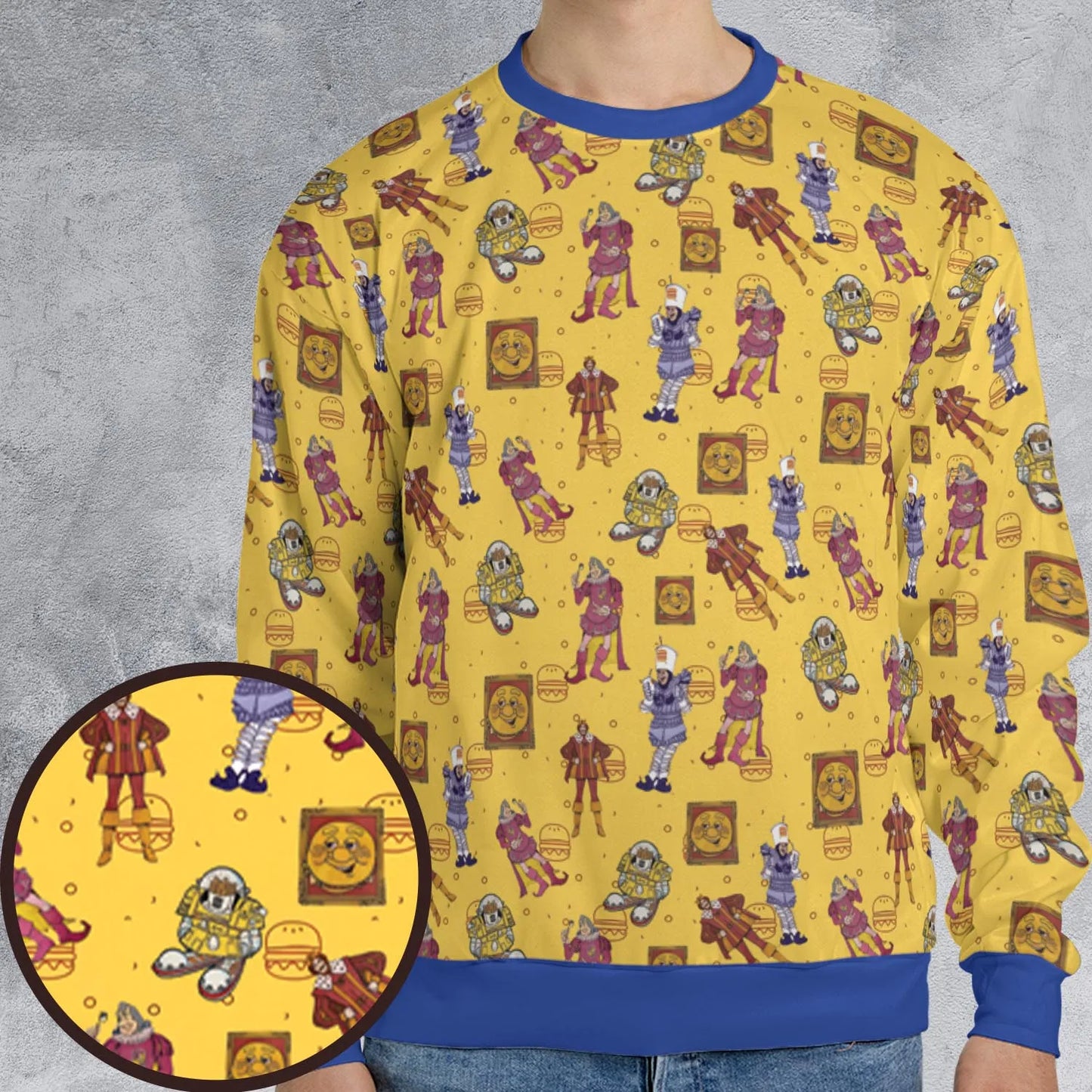 All-over Print Sweatshirt - 35H1D99U