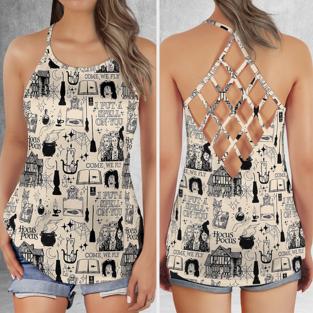 Criss Cross Tank Top - CZT8X1N2 -  - 1