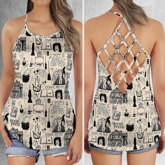 Criss Cross Tank Top - CZT8X1N2 -  - 1