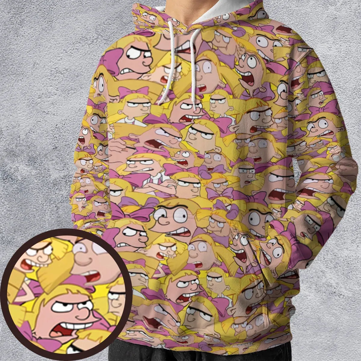 All-over Print Hoodie - SGQSZRMT