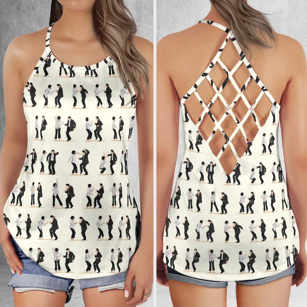 Criss Cross Tank Top - ABGEMTBM