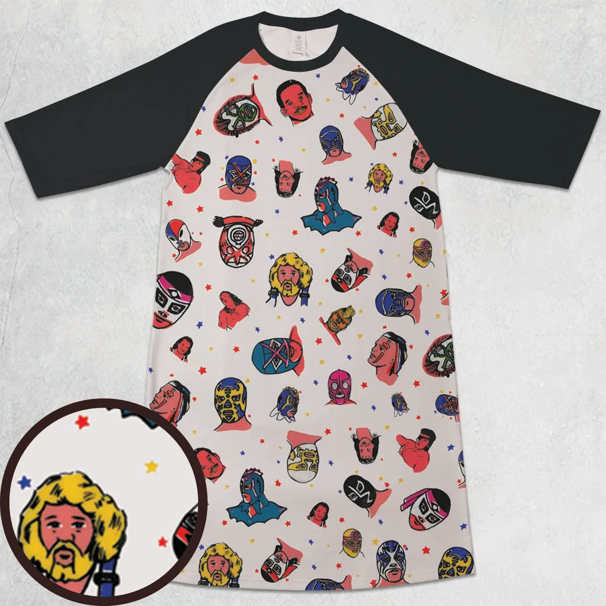 3/4 Sleeve Raglan Dress - NXAK9Q2N