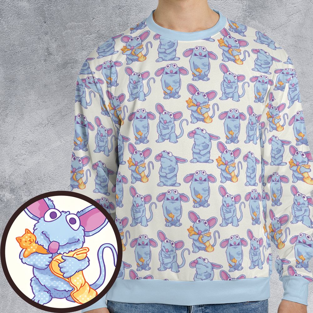 All-over Print Sweatshirt -  - 1