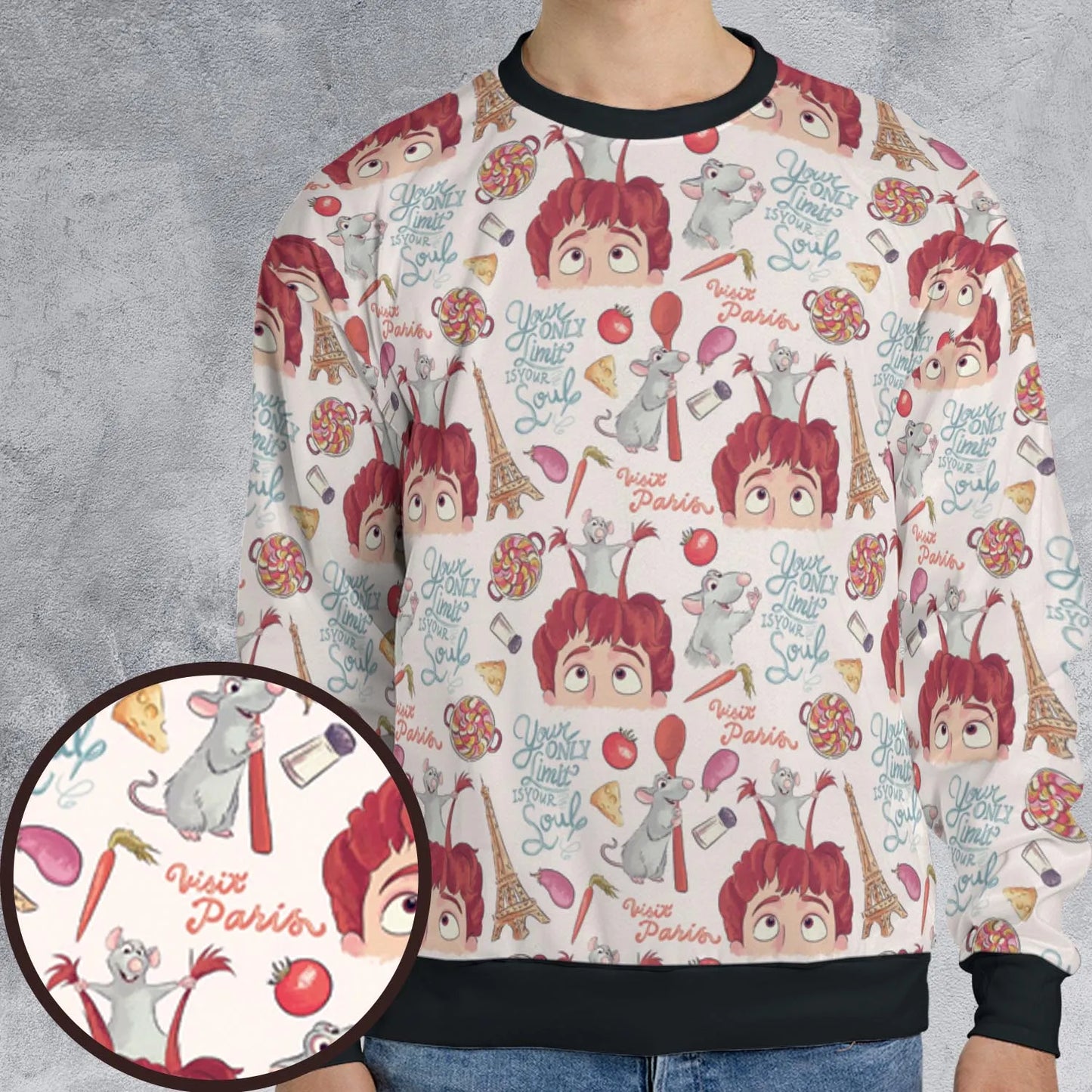 All-over Print Sweatshirt - HJ96X36Y