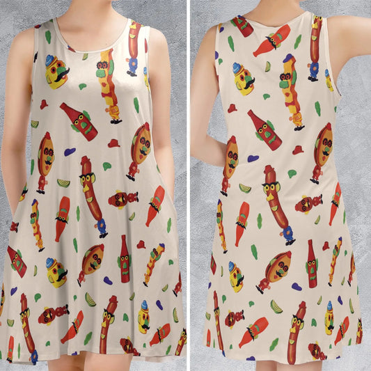 Sleeveless Dress - VFKZQ7N7