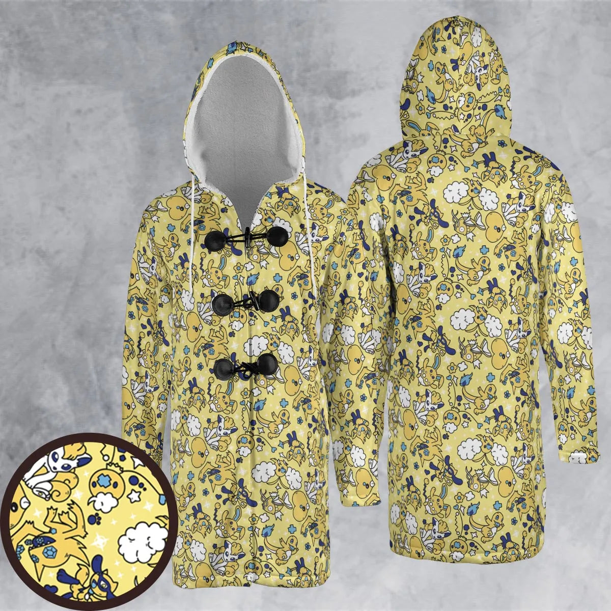 Hooded Cloak Coat - UX9B2CL1