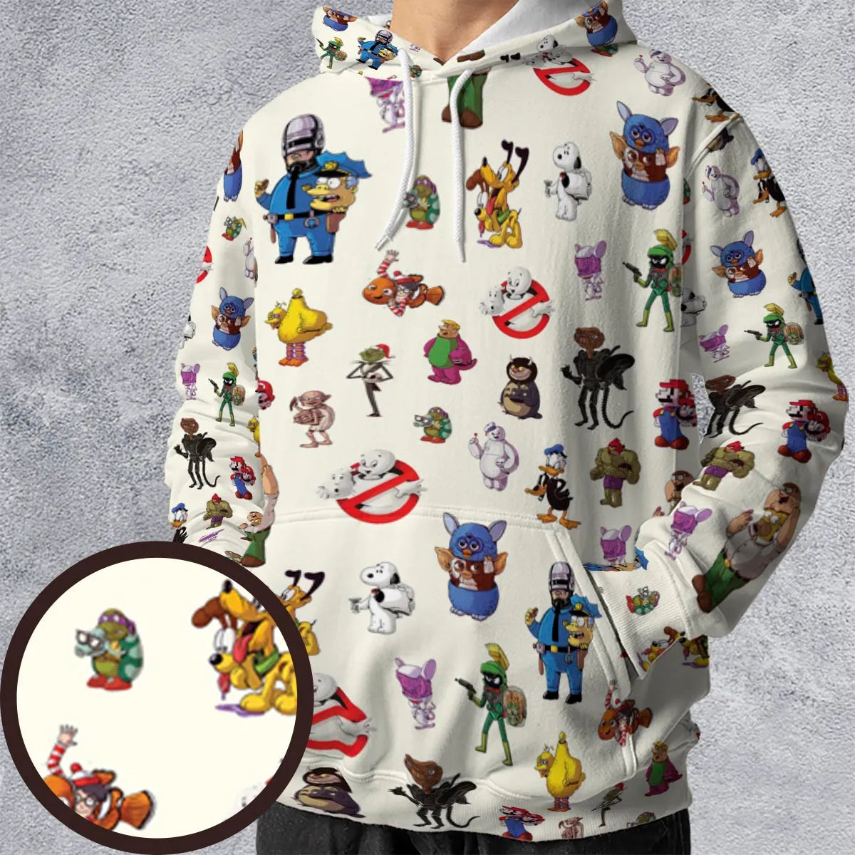 All-over Print Hoodie - FLK41264