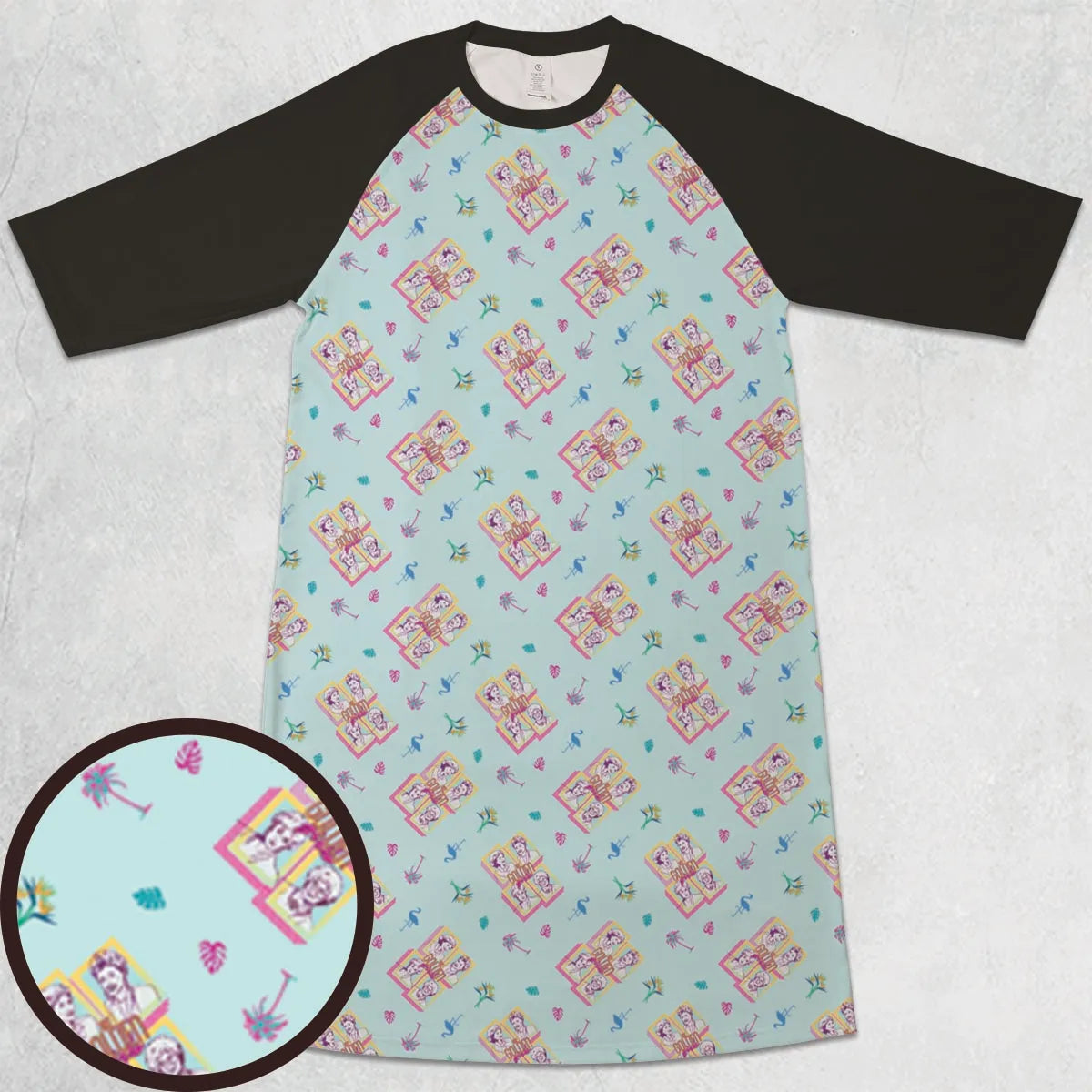 3/4 Sleeve Raglan Dress - XTTEZ4PR