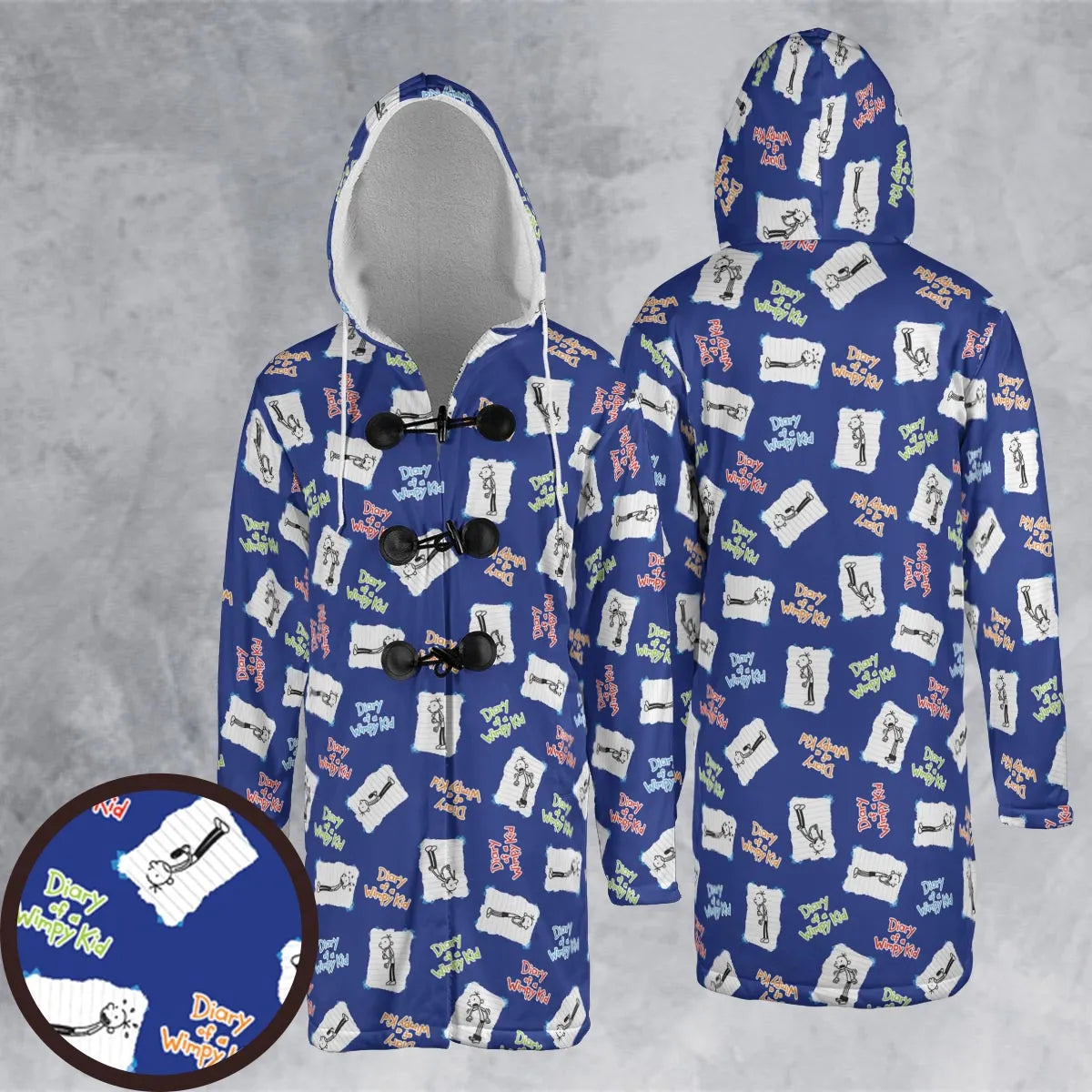Hooded Cloak Coat - 5LBZC6QG