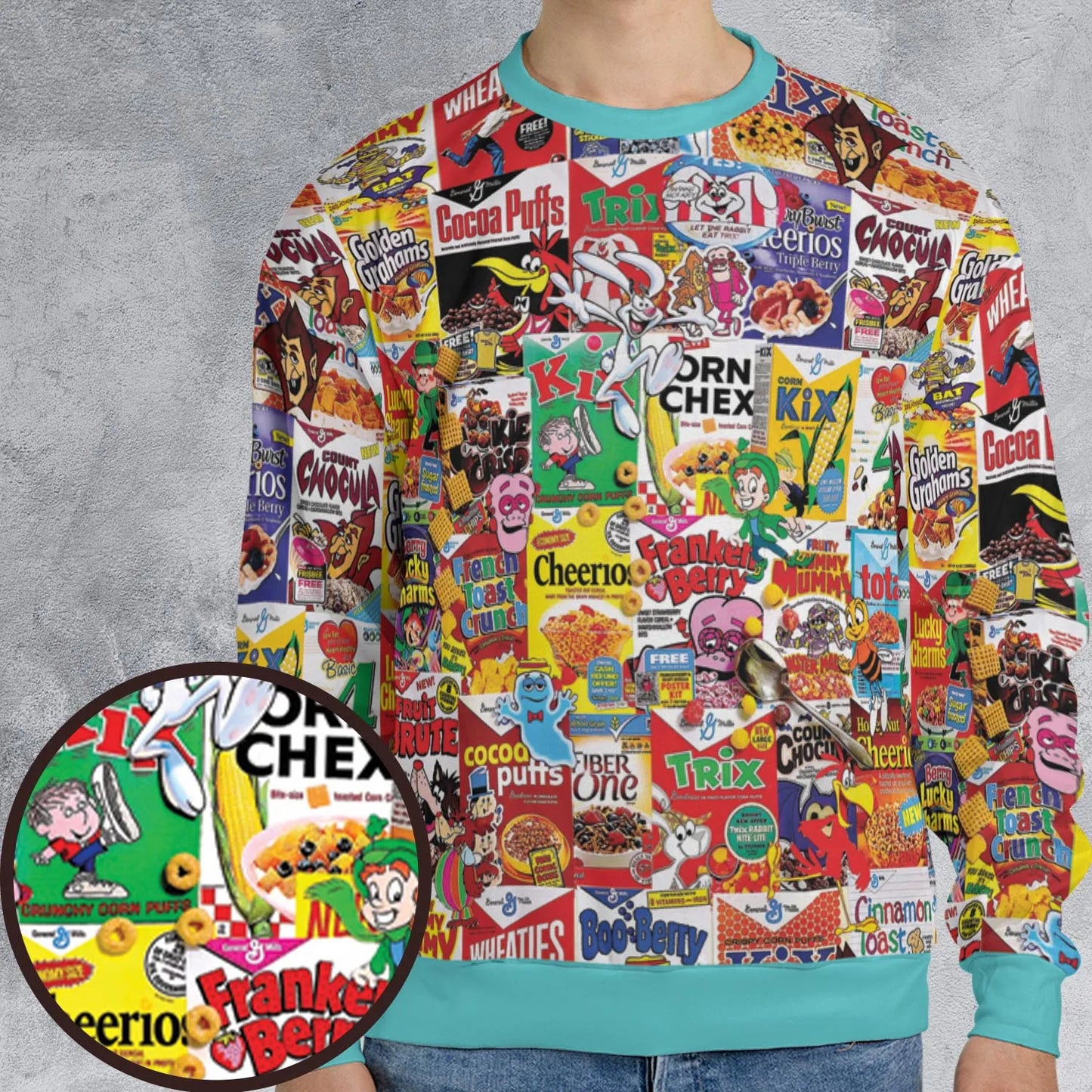 All-over Print Sweatshirt - 4Q9J3SBQ