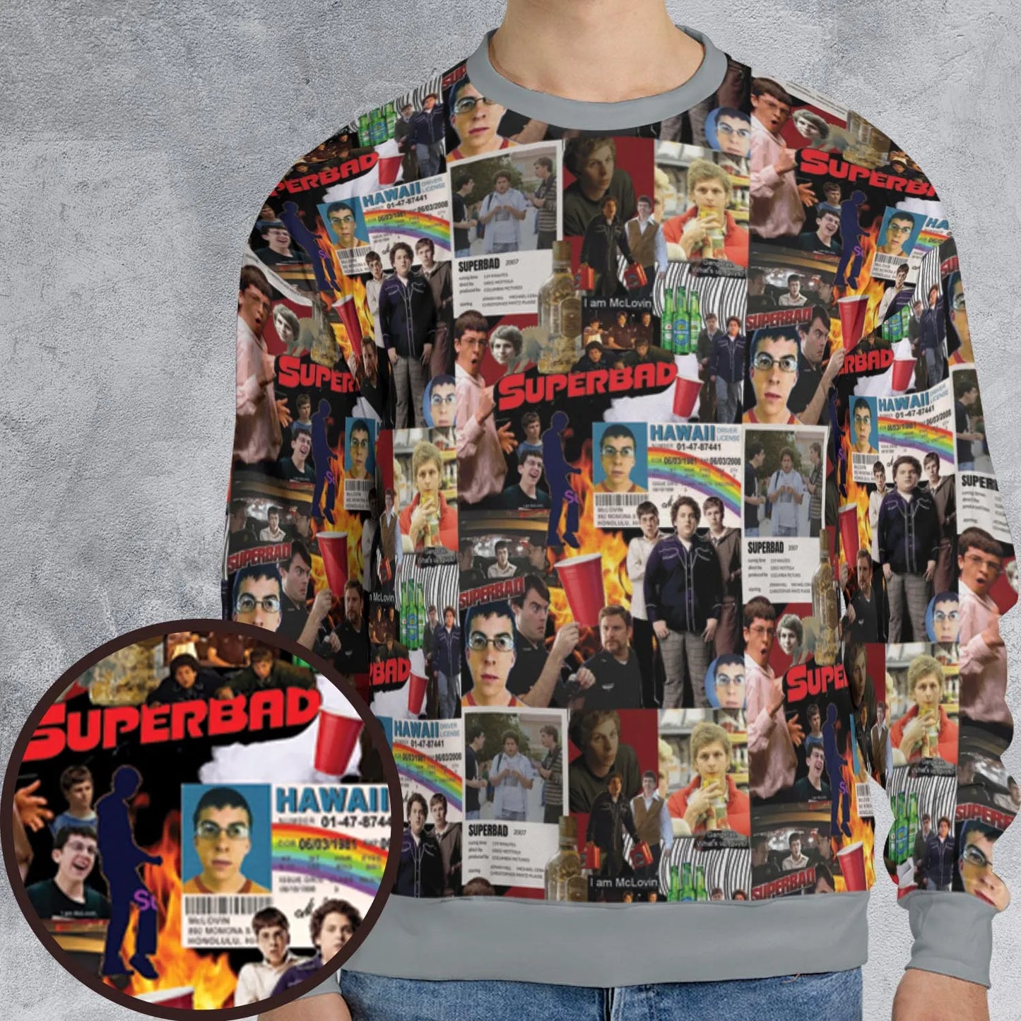 All-over Print Sweatshirt - JQMZ5KT8