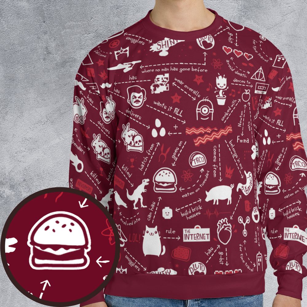 All-over Print Sweatshirt - 7AYCQAF5 -  - 1