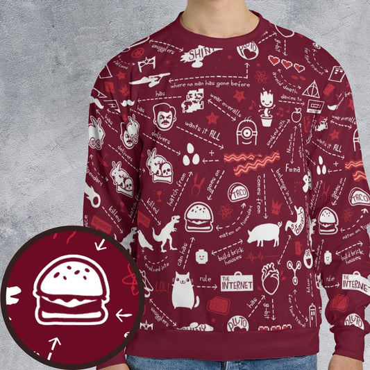All-over Print Sweatshirt - 7AYCQAF5 -  - 1