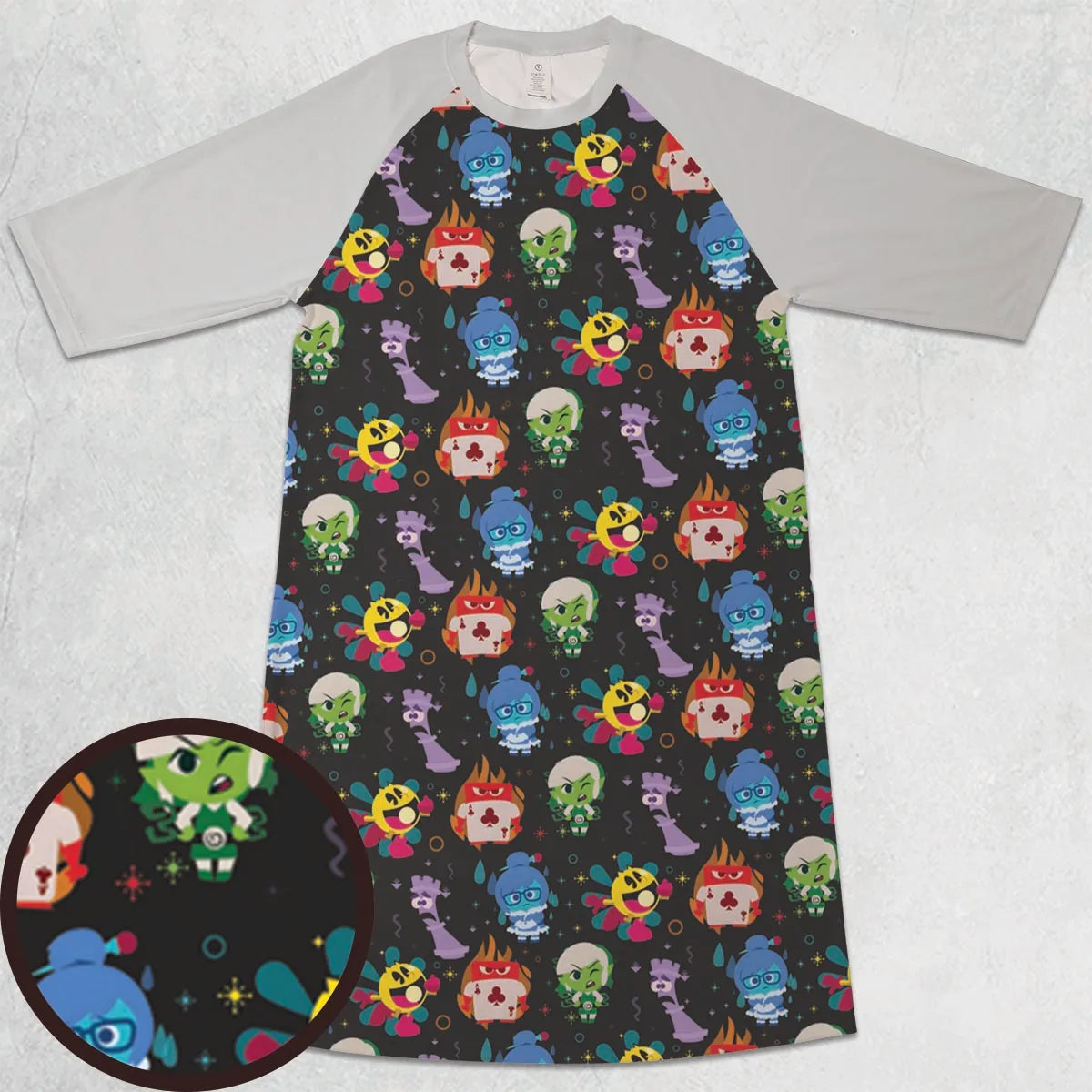 3/4 Sleeve Raglan Dress - HJW494JZ