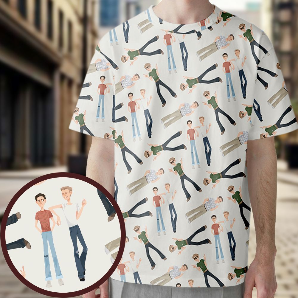 All-Over Print Unisex T-Shirt - X8FVATBH -  - 1