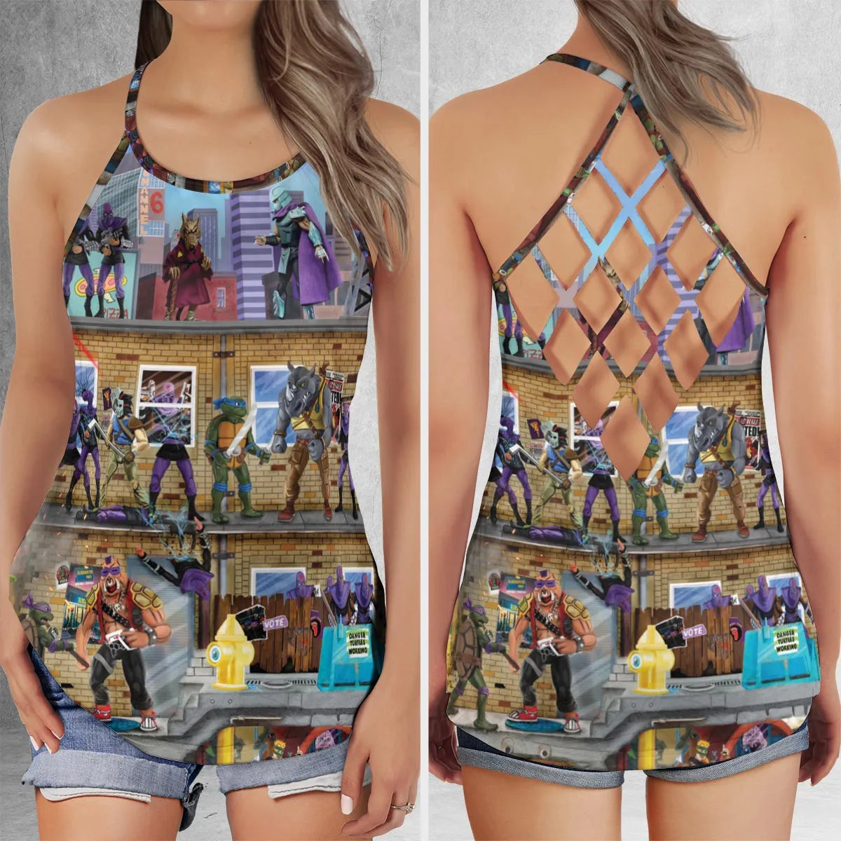 Criss Cross Tank Top - 2L7MSSJX