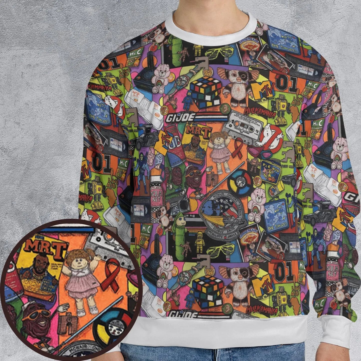 All-over Print Sweatshirt - U9D6PK32
