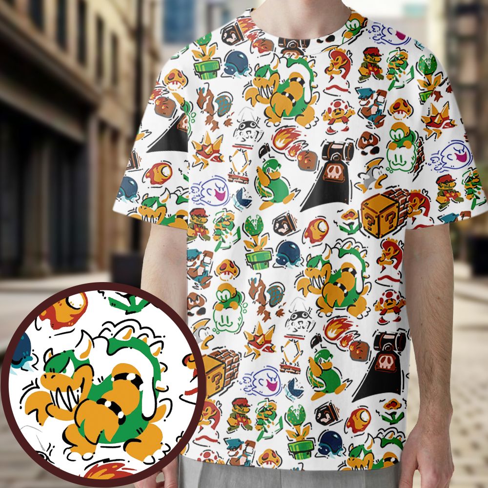 All-Over Print Unisex T-Shirt - 3DUEWRPQ -  - 1