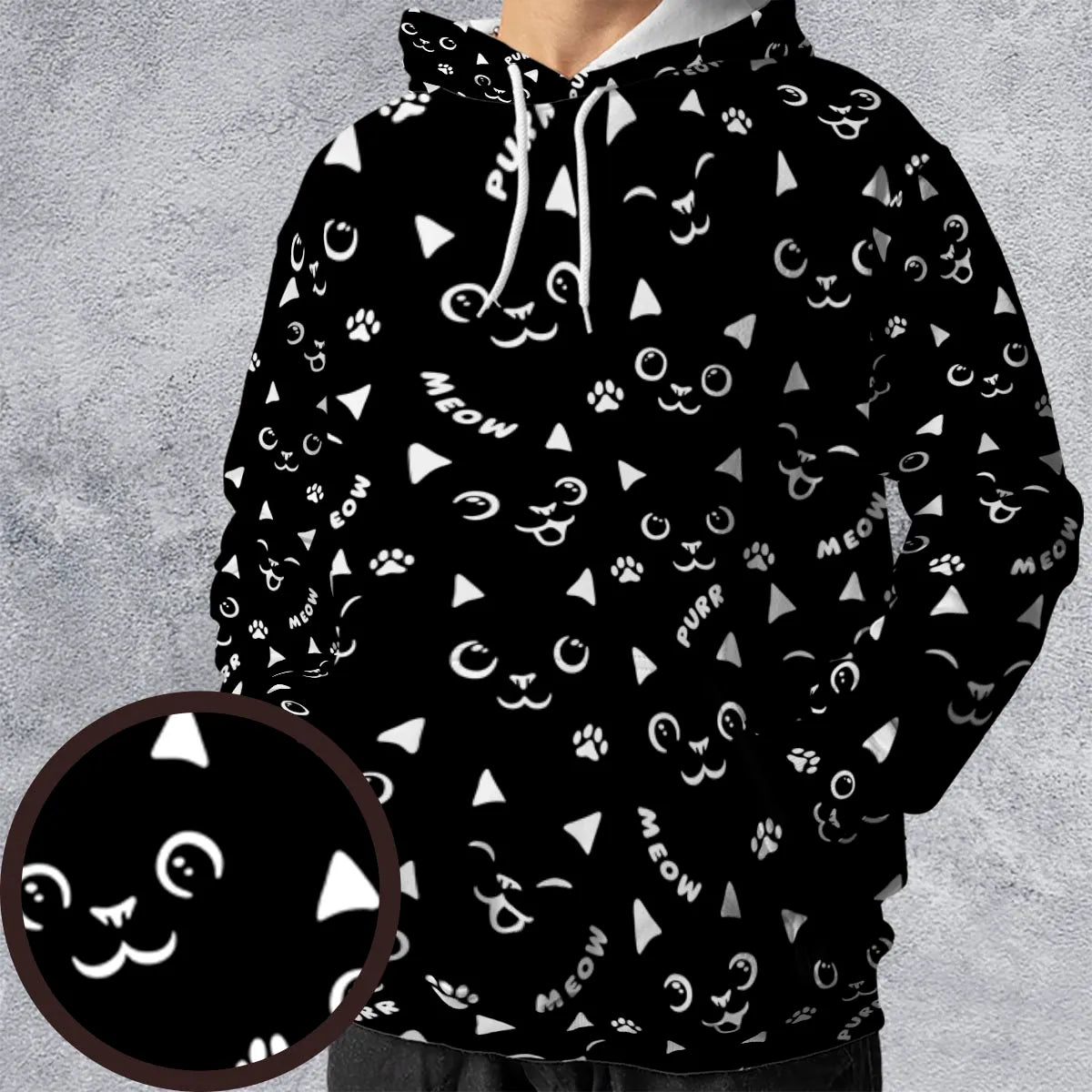 All-over Print Hoodie - 5VEUX48G