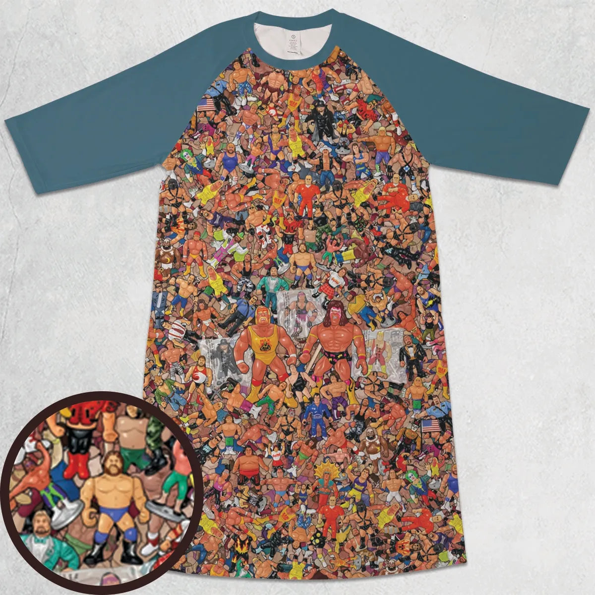 3/4 Sleeve Raglan Dress - GEYFLPAV