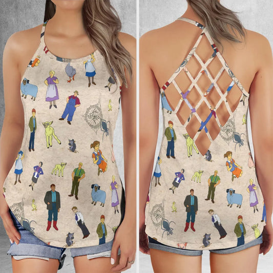 Criss Cross Tank Top - TZYYVGUK