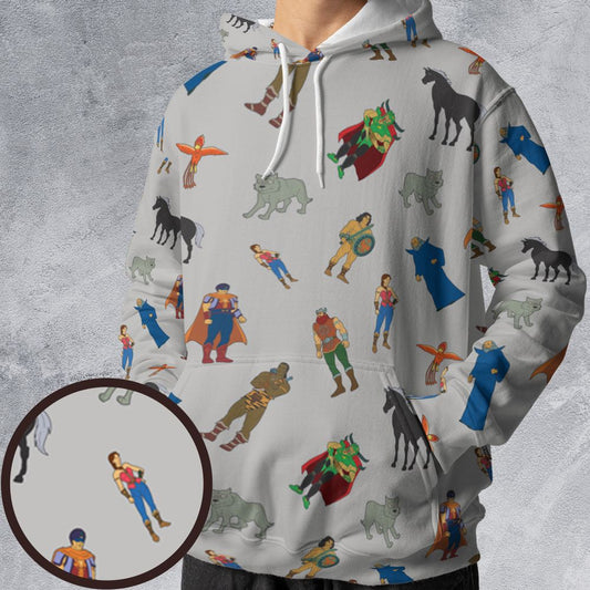 All-over Print Hoodie - VMNF4LW1 -  - 1