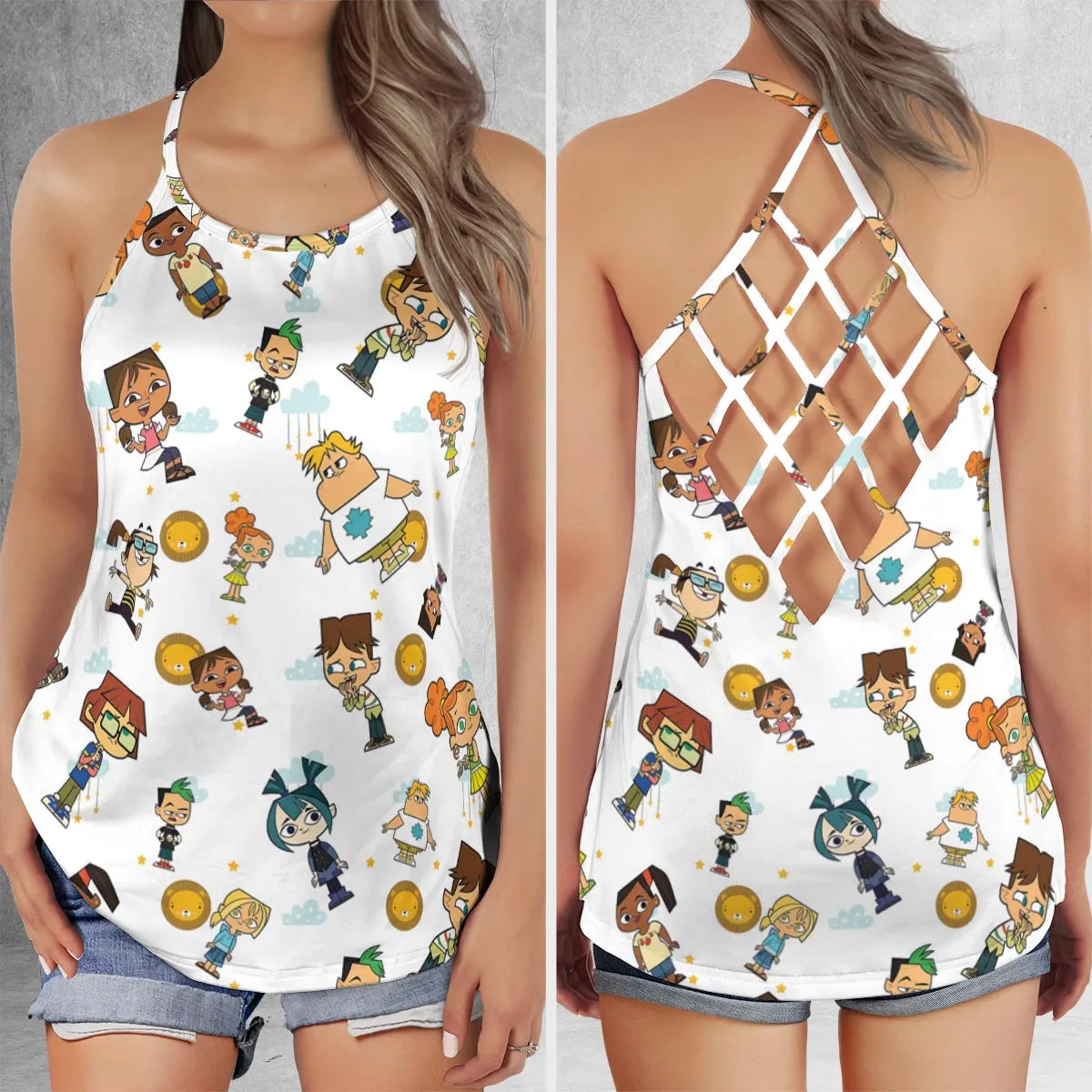 Criss Cross Tank Top - GJ4KVR1Z