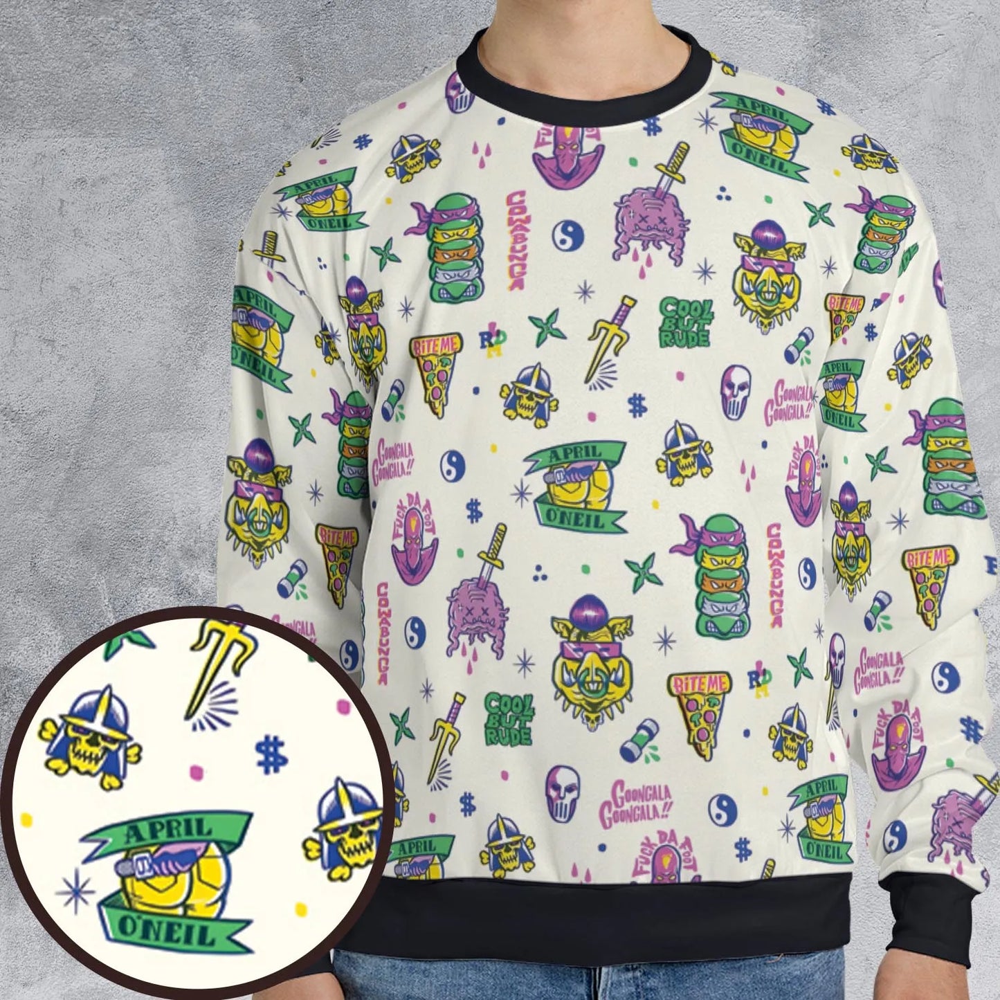 All-over Print Sweatshirt - J45TD6SZ