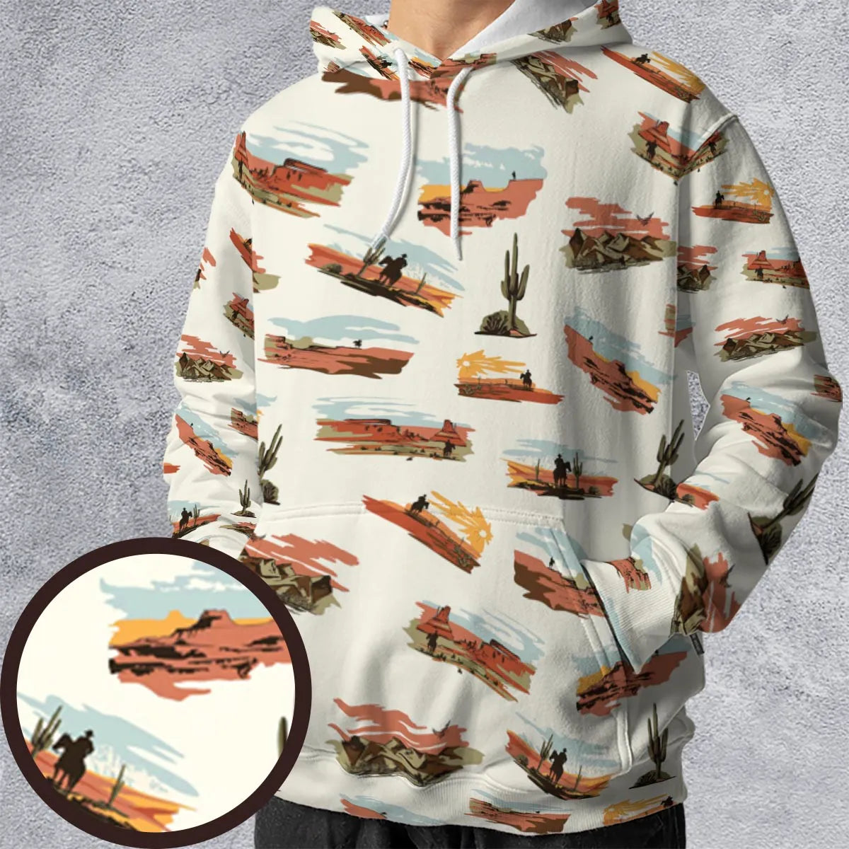 All-over Print Hoodie - RYZNRTNU