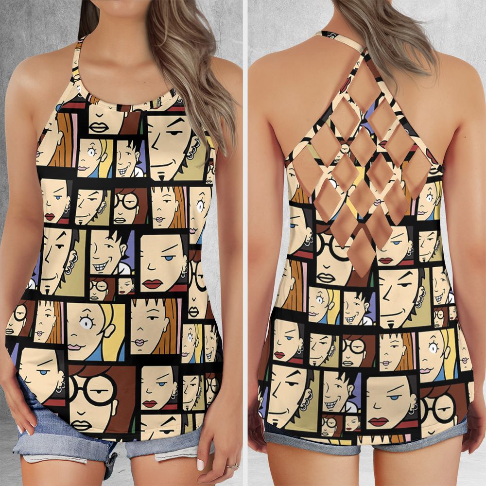 Criss Cross Tank Top - 5CS8FJX4 -  - 1