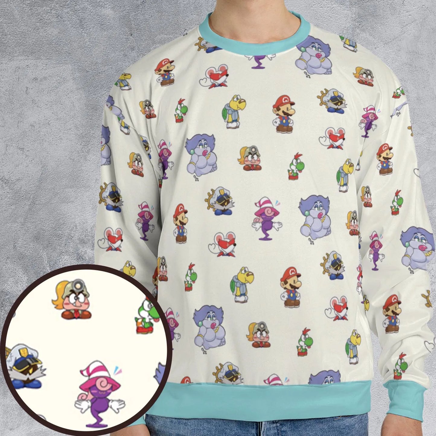 All-over Print Sweatshirt - D2FCDZ7U