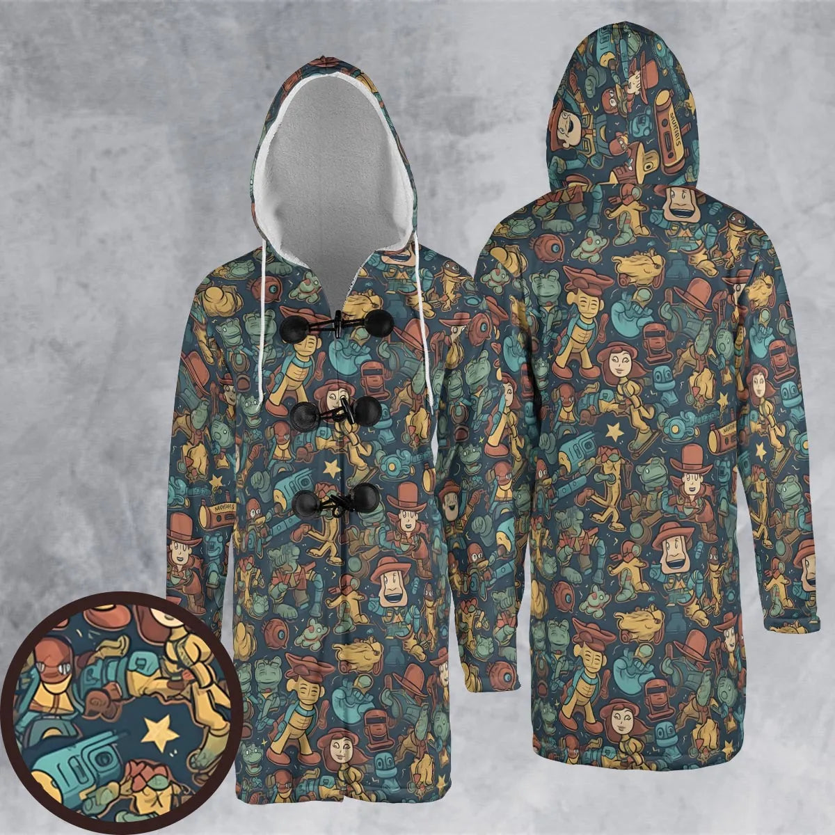 Hooded Cloak Coat - 7EPN4J7E