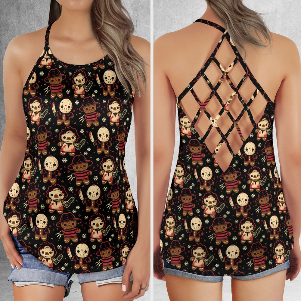 Criss Cross Tank Top - NMUFD6L4 -  - 1