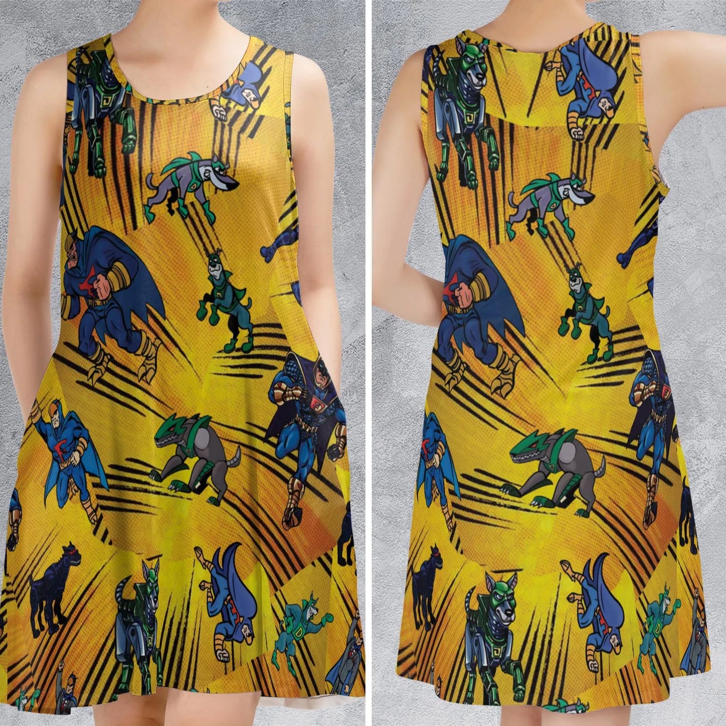 Sleeveless Dress - AB1M7E3B