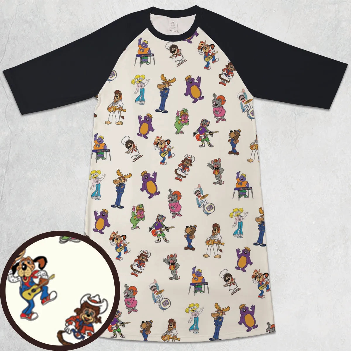 3/4 Sleeve Raglan Dress - K1JEQ3AJ
