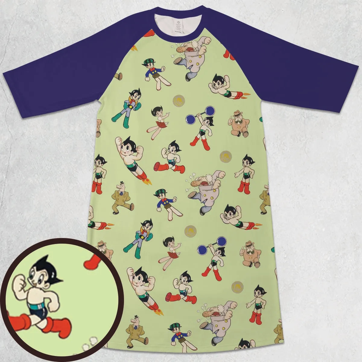 3/4 Sleeve Raglan Dress - VQ7VT892