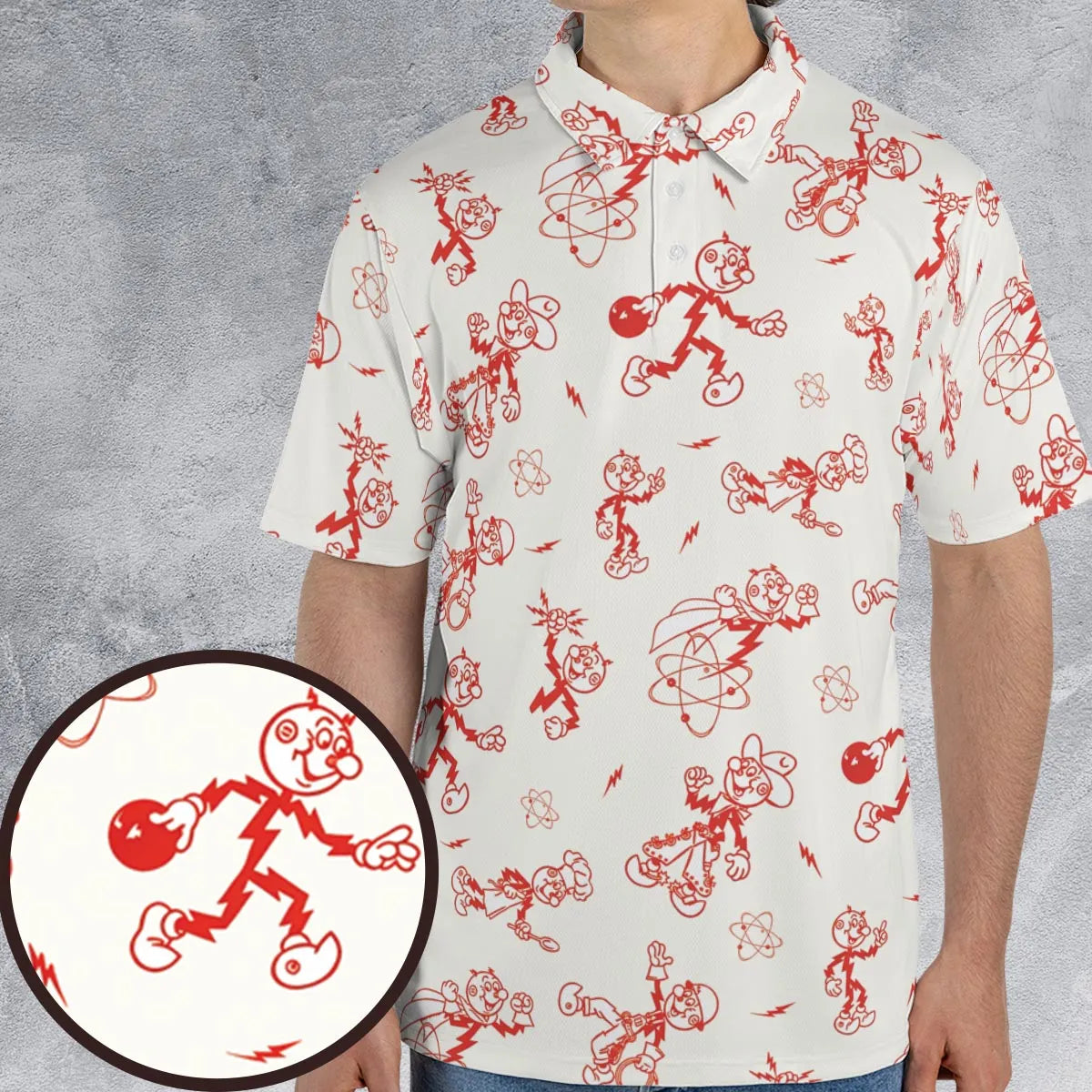 AOP Men/Women Polo Shirt - 3SYPQB9V